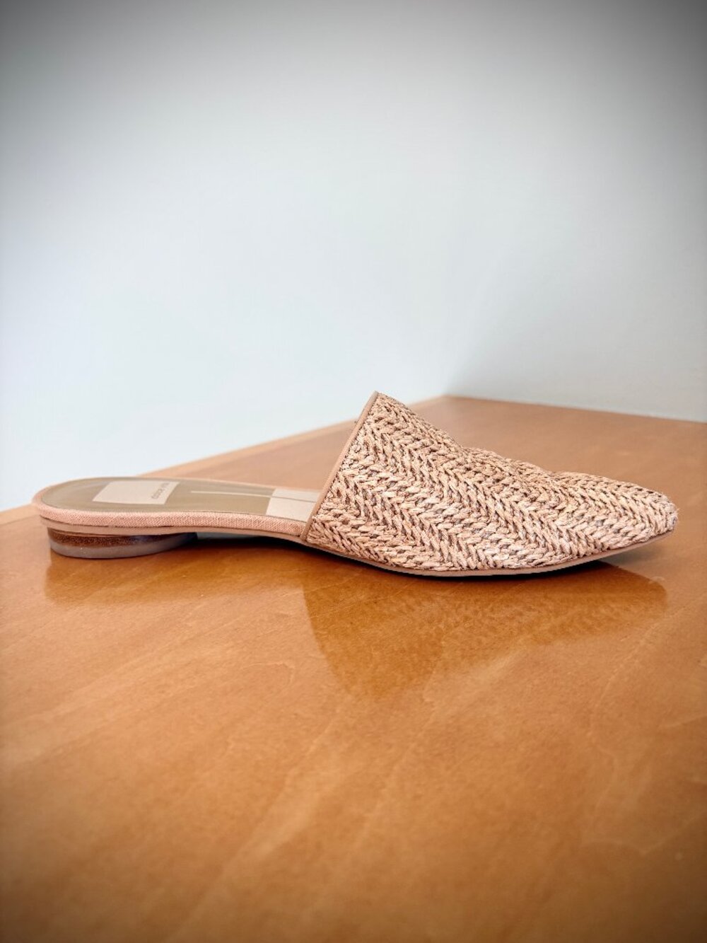 Dolce Vita "Ezra" Pointed Natural Raffia Flats, 7M - Picture 4 of 14